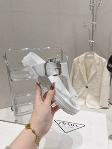 P r a d a white slides