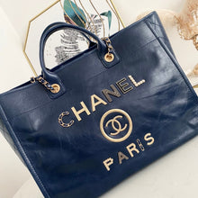 Load image into Gallery viewer, Chanel tote blue