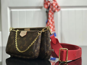 Lv MULTI POCHETTE ACCESSOIRES red