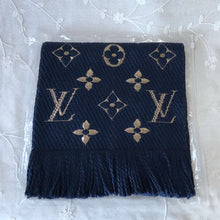 Load image into Gallery viewer, Lv navy scarf