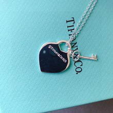 Load image into Gallery viewer, T I f f a n y heart necklace