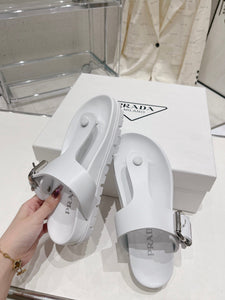 P r a d a white slides