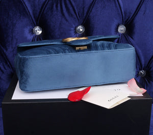 Gucci velvet blue
