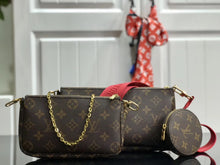 Load image into Gallery viewer, Lv MULTI POCHETTE ACCESSOIRES red