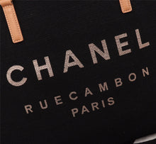 Load image into Gallery viewer, Chanel tote black