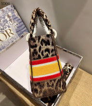 Load image into Gallery viewer, D i o r lady 24cm leopard red
