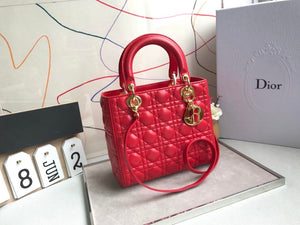 Dior lady 24cm silver /gold