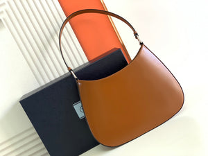 P r a d a brown Cleo 27cm