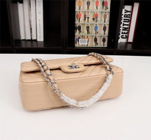 Load image into Gallery viewer, Chanel cream gold/silver