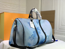 Load image into Gallery viewer, Lv blue duffle 40cm