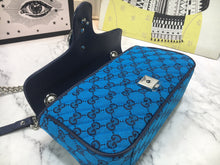 Load image into Gallery viewer, G u c c i blue W26xH15xD7cm