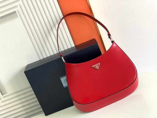 P r a d a red Cleo 27cm