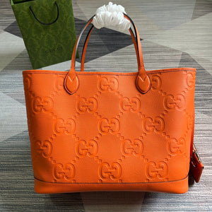 G u c c i orange tote new