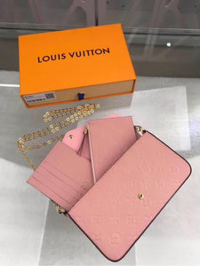 Lv pochette pink