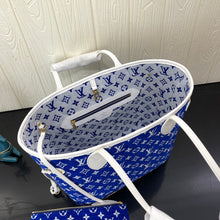Load image into Gallery viewer, L v blue neverfull