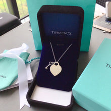 Load image into Gallery viewer, T I f f a n y heart necklace