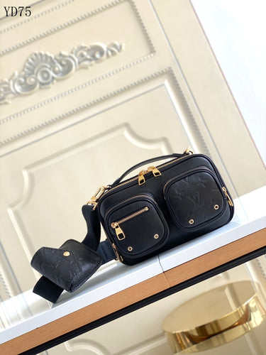 L v messenger black 18.0 x11.0 x10.0 cm