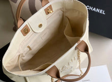Load image into Gallery viewer, Cha tote cream