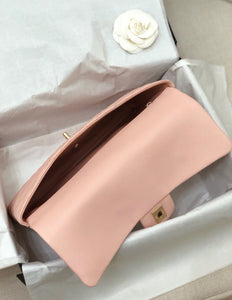 Chanel pink clutch