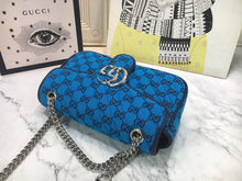 Load image into Gallery viewer, G u c c i blue W26xH15xD7cm