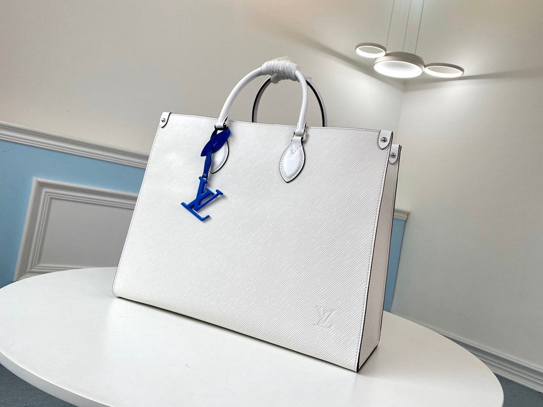 Lv tote white