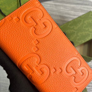 G u c c i orange wallet