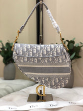Load image into Gallery viewer, Dior gray saddle