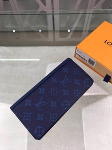 Lv blue wallet