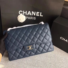 Load image into Gallery viewer, Chanel caviar navy 30cm