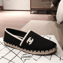 Load image into Gallery viewer, Chanel black espadrilles