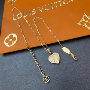 L v necklace