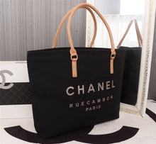 Load image into Gallery viewer, Chanel tote black