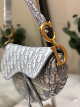 Load image into Gallery viewer, Dior gray saddle