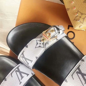 Lv sandals gray