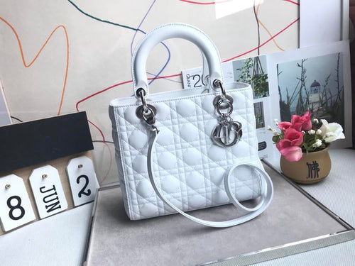 Dior lady 24cm silver/gold