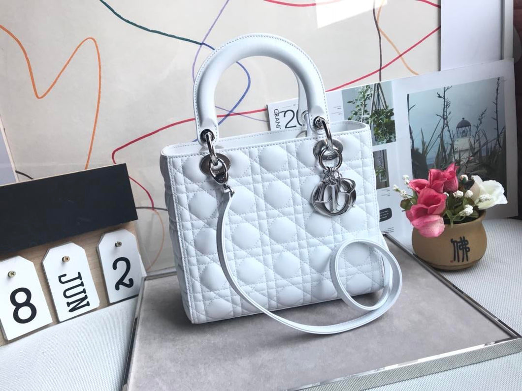 Dior lady 24cm silver/gold
