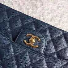 Load image into Gallery viewer, Chanel caviar navy 30cm